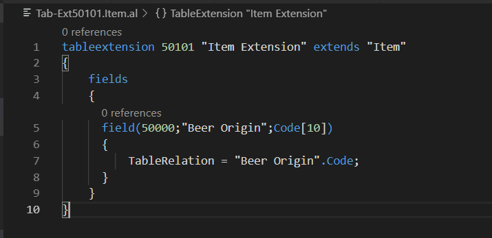 create-extension-in-dynamics-365-bc-table-extension-8
